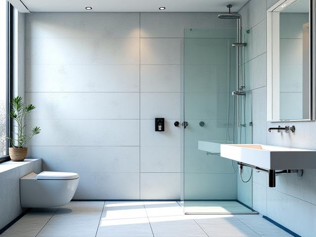 Moderne fürdőszoba felújítás DecoDroit kivitelezésében